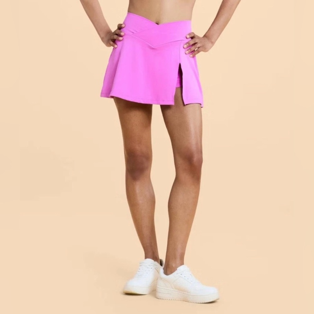 New Blogilates Women's Crisscross Slit Skort Size XL NWT